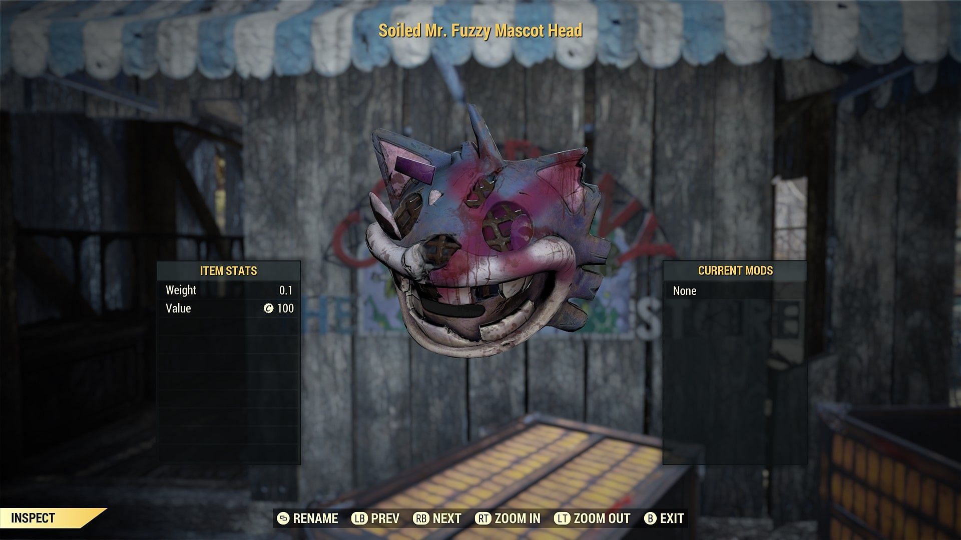 Mr. Fuzzy ain't looking too good (Image via Bethesda Softworks)